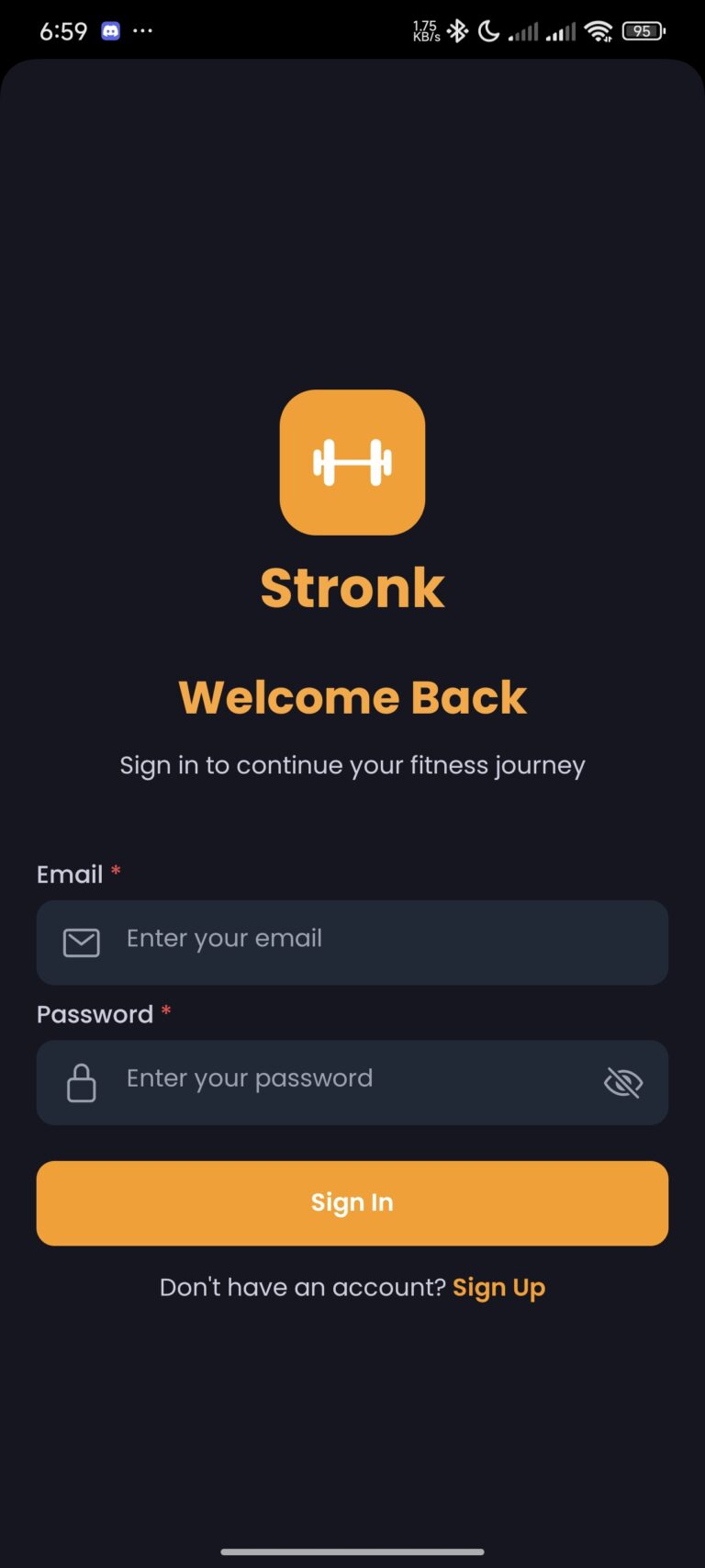 LOGIN SCREEN